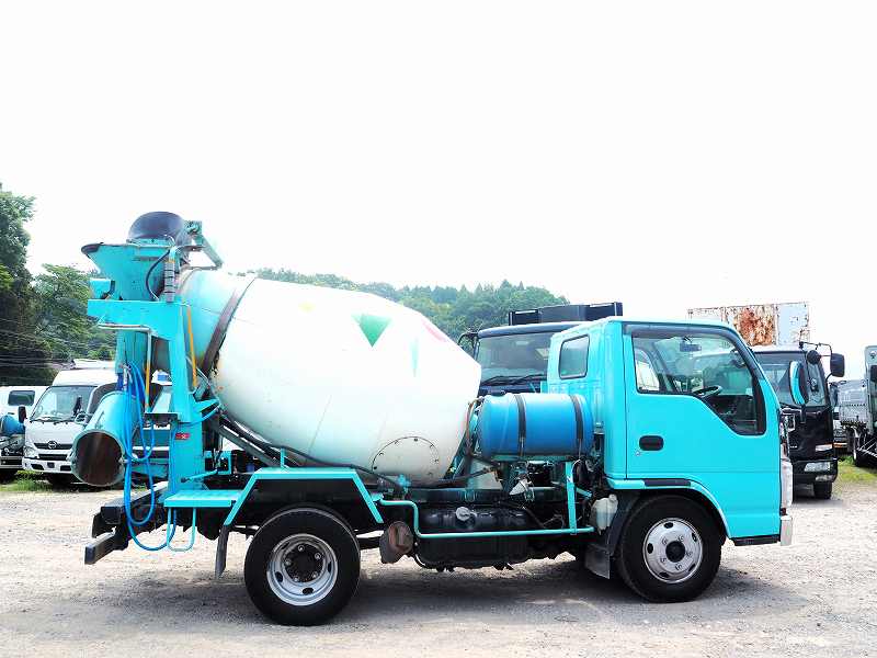 中古ミキサー車(生コン車) いすゞ エルフ