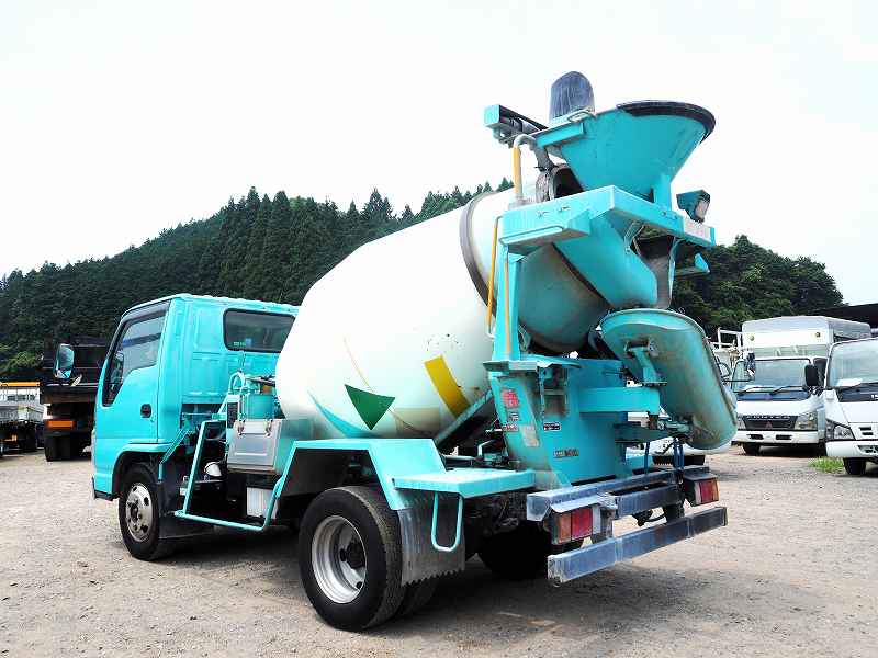 中古ミキサー車(生コン車) いすゞ エルフ