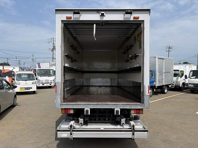 中古アルミバン いすゞ エルフ /2t ロング 格納ゲート 元給食運搬車
