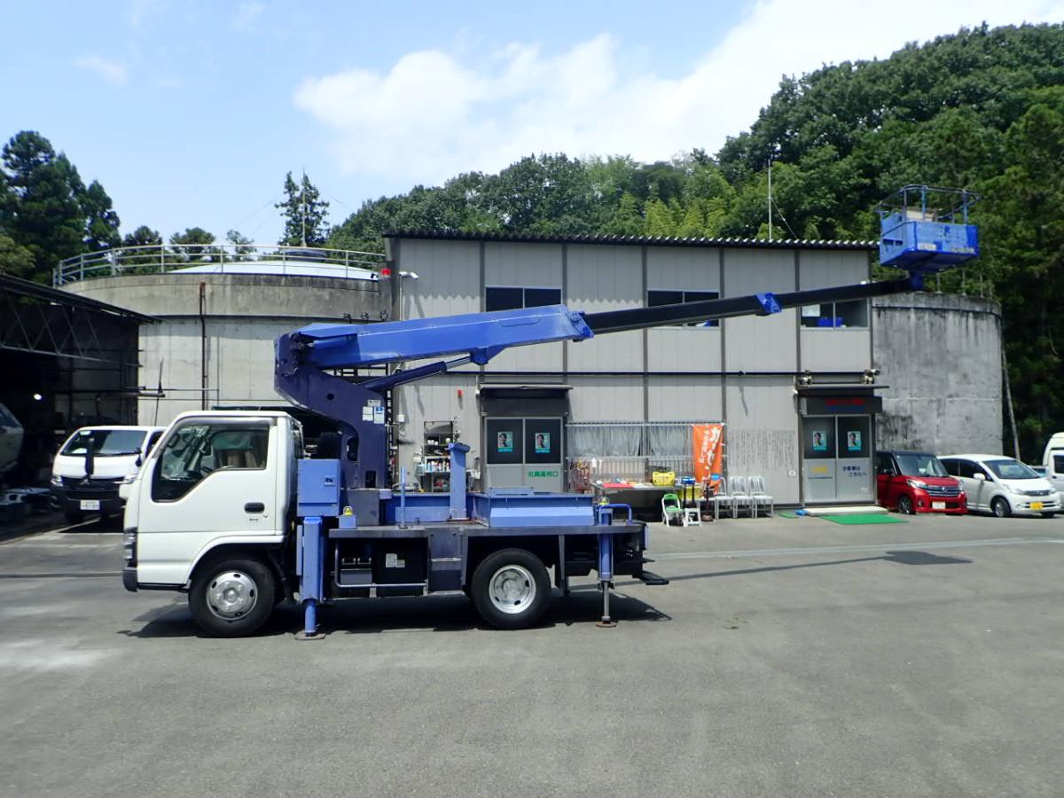 中古高所作業車 いすゞ エルフ