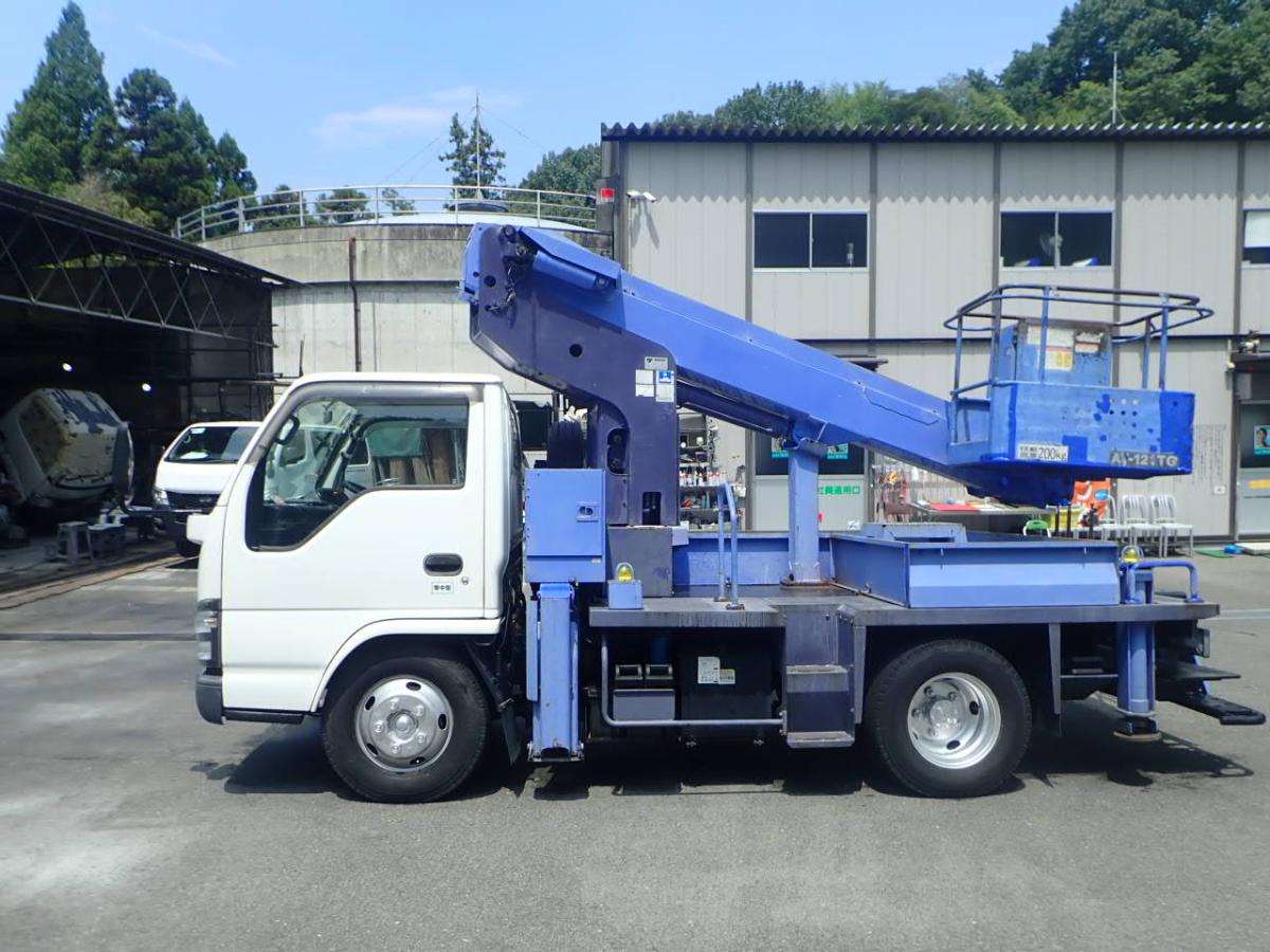 中古高所作業車 いすゞ エルフ