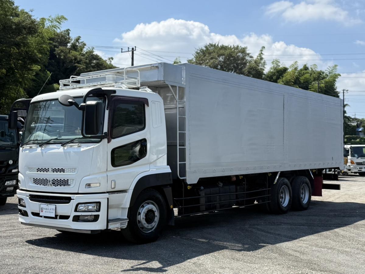 中古チップ運搬車 三菱 