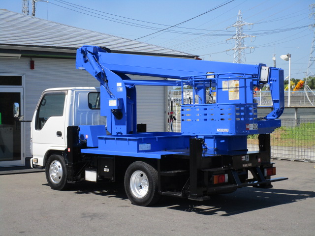中古高所作業車 いすゞ エルフ