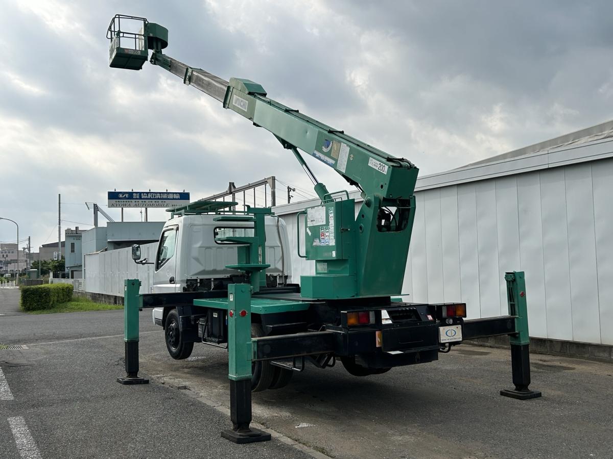 中古高所作業車 三菱ふそう キャンター