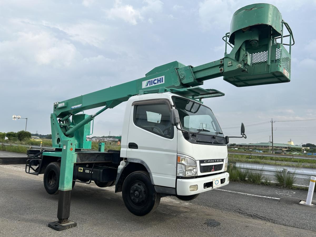 中古高所作業車 三菱ふそう キャンター