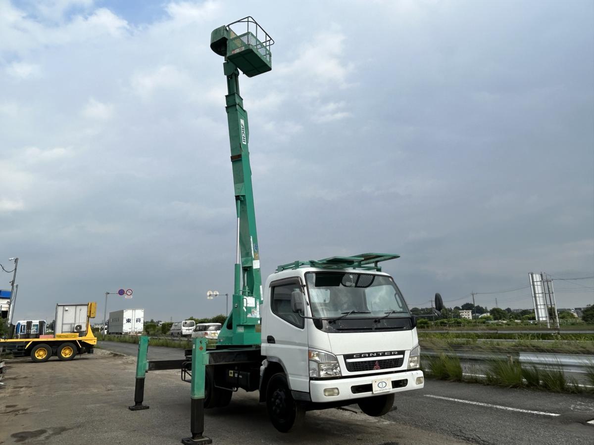 中古高所作業車 三菱ふそう キャンター