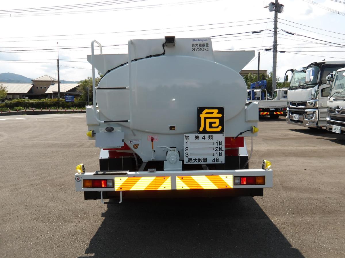中古タンクローリー 三菱ふそう キャンター