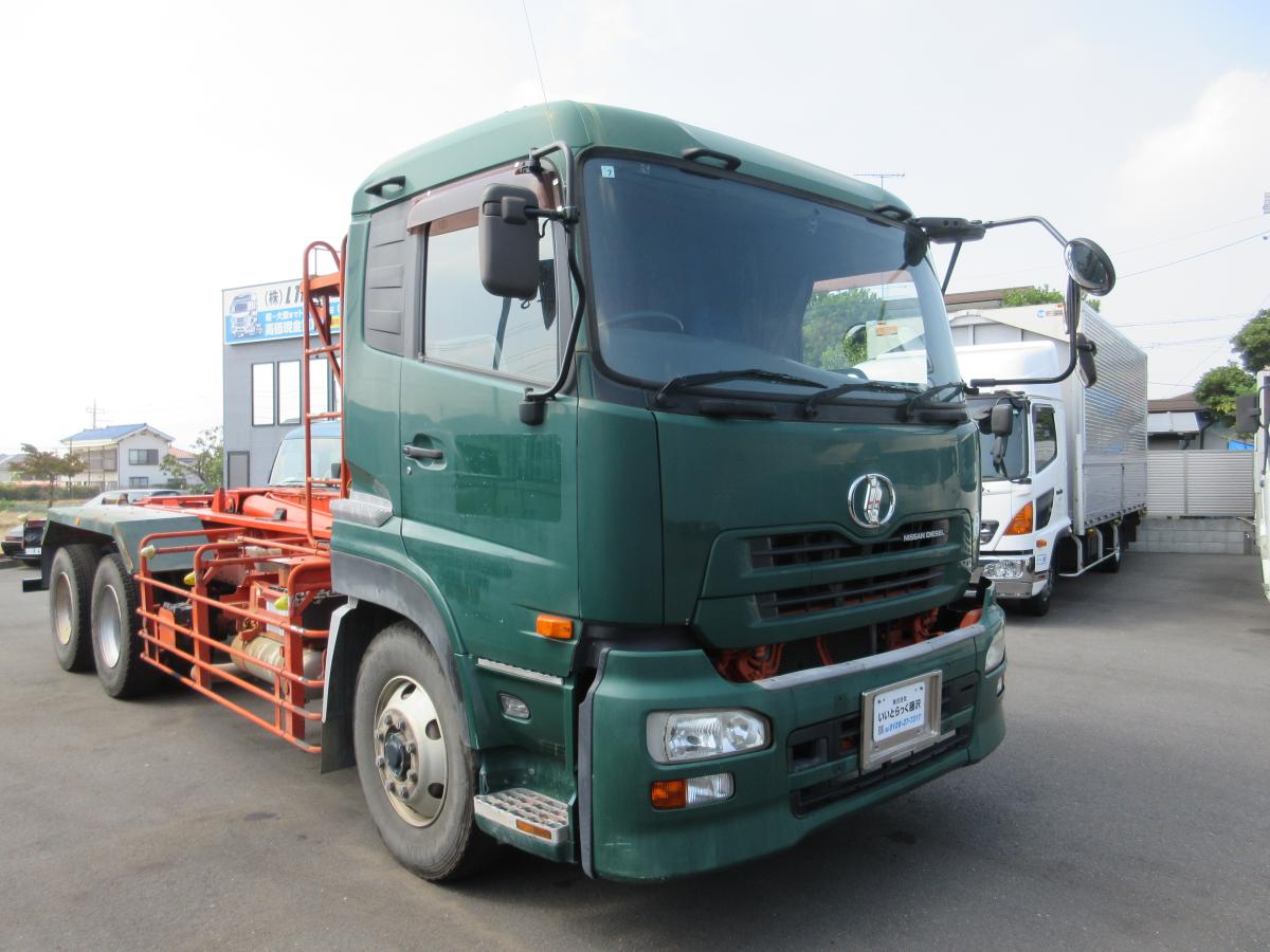 中古コンテナ車 UDトラックス クオン