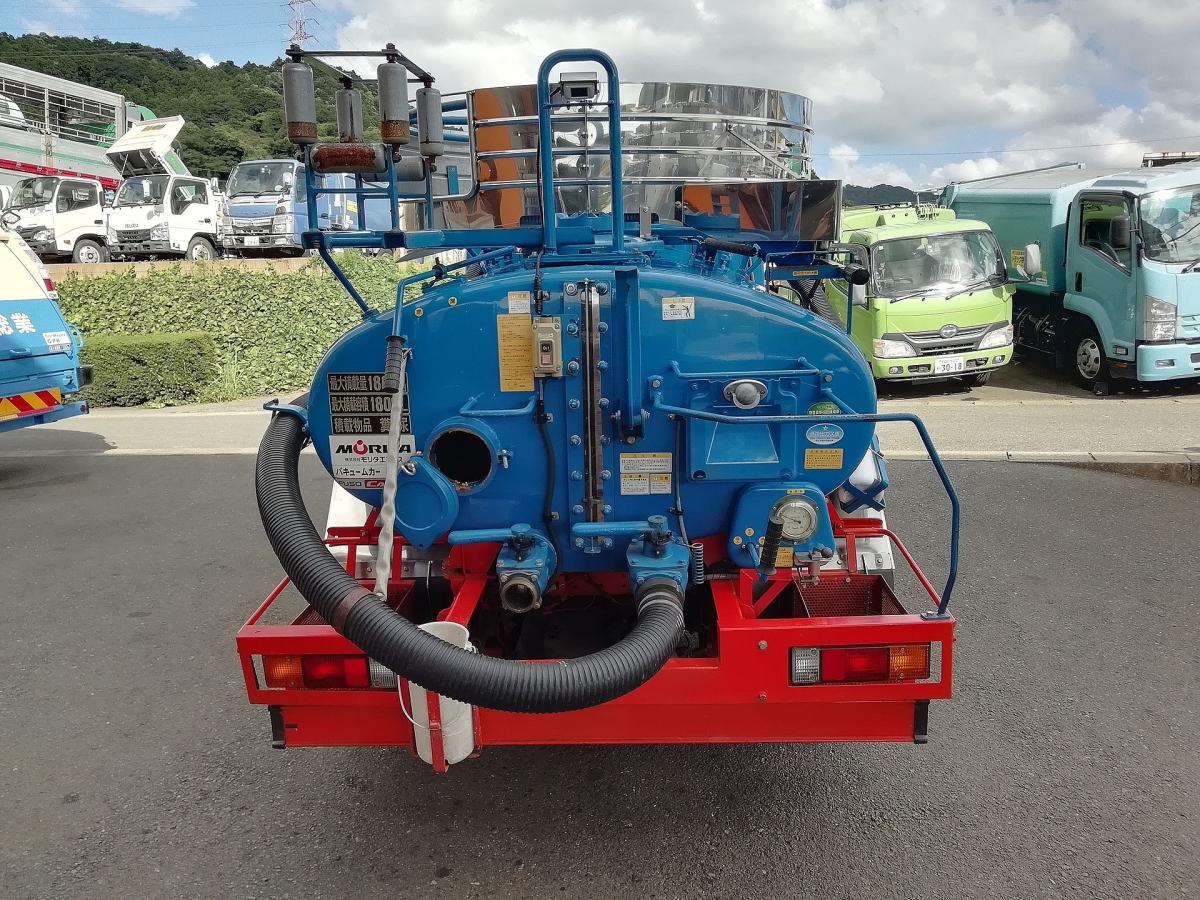 中古糞尿車(バキュームカー) 三菱ふそう キャンター