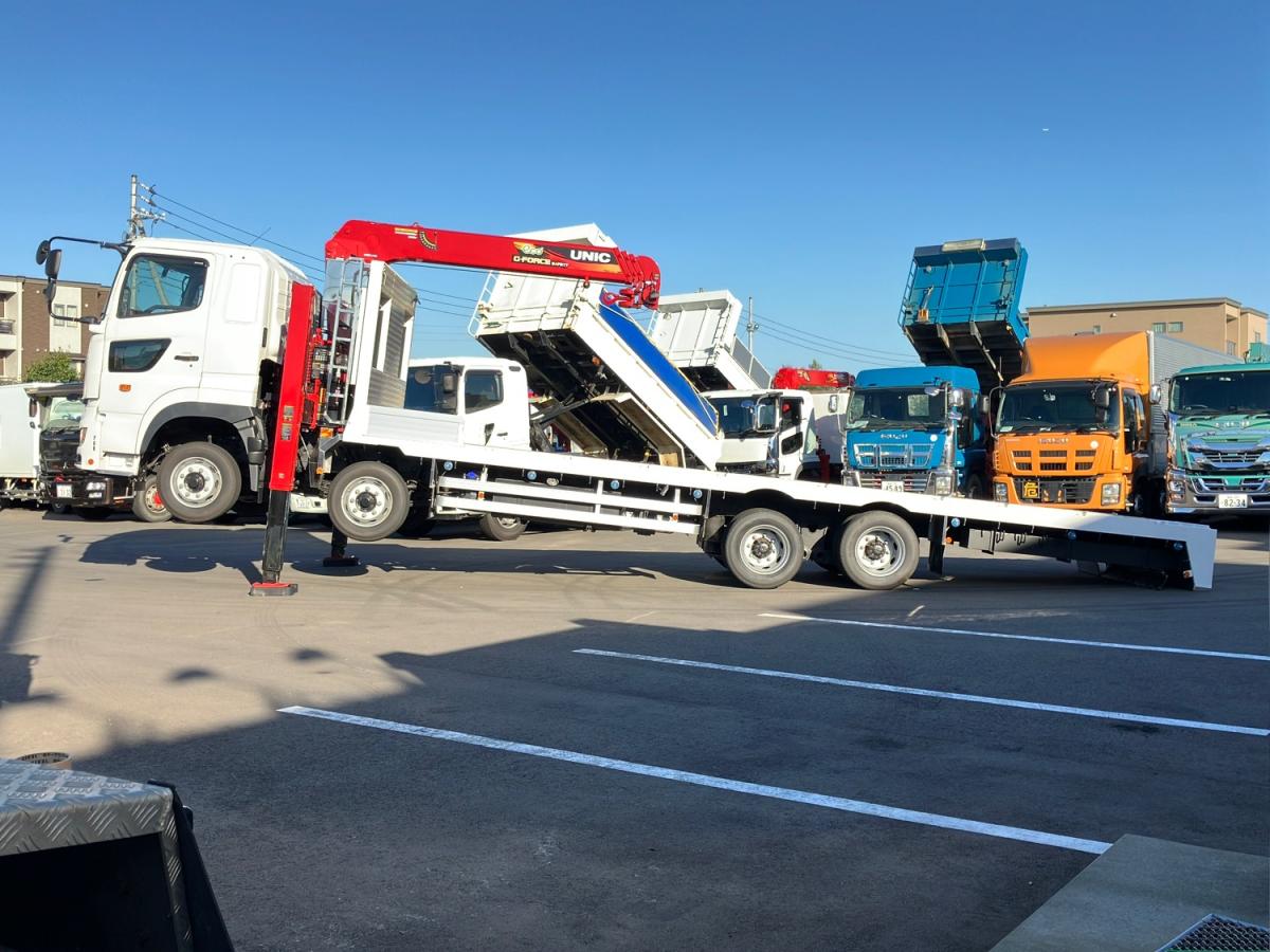 中古セルフクレーン 日野 プロフィア /R6 日野プロフィア 4軸低床