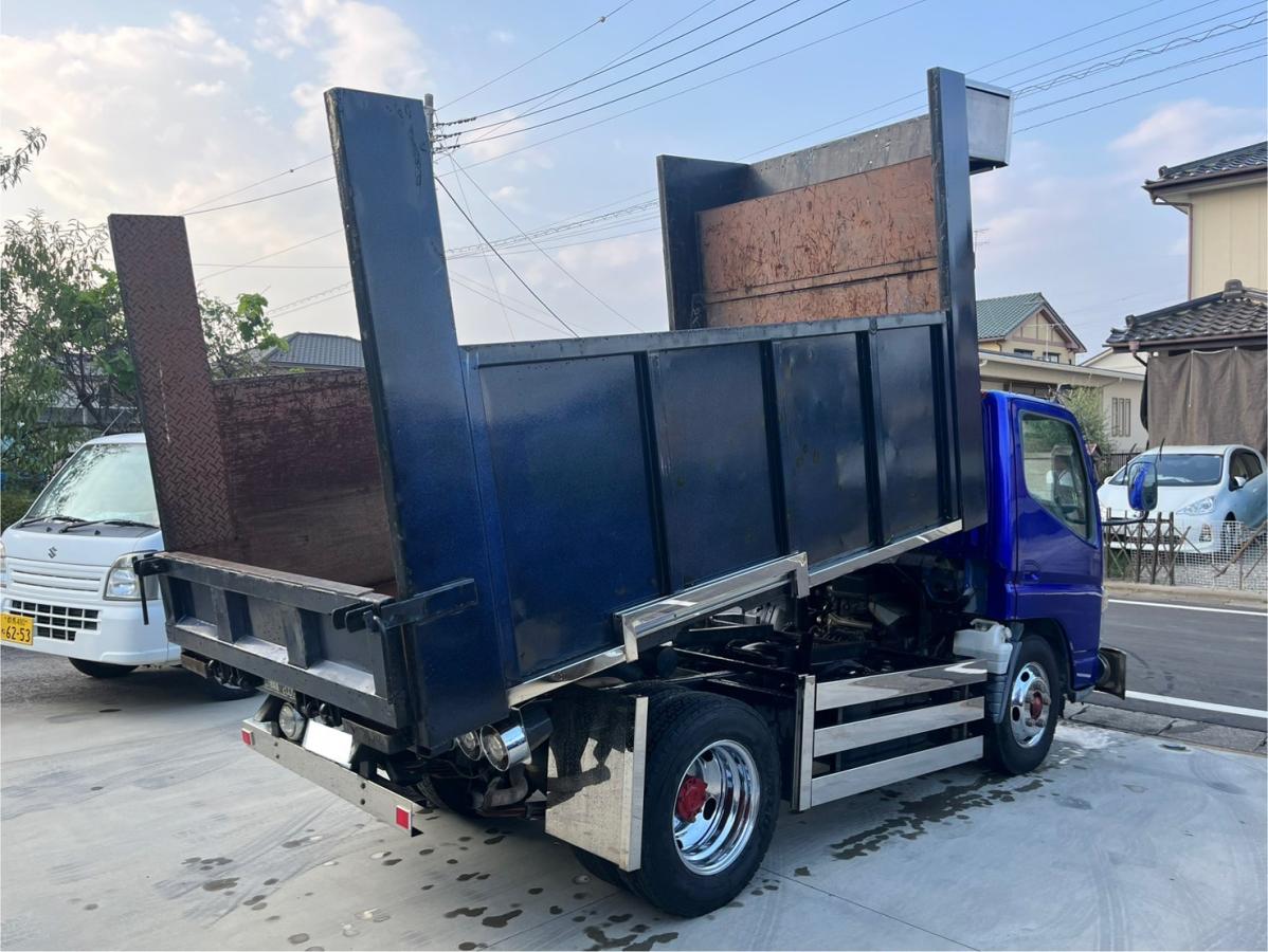 中古深ダンプ 三菱ふそう キャンター /キャンター土砂禁ダンプ積載2t新
