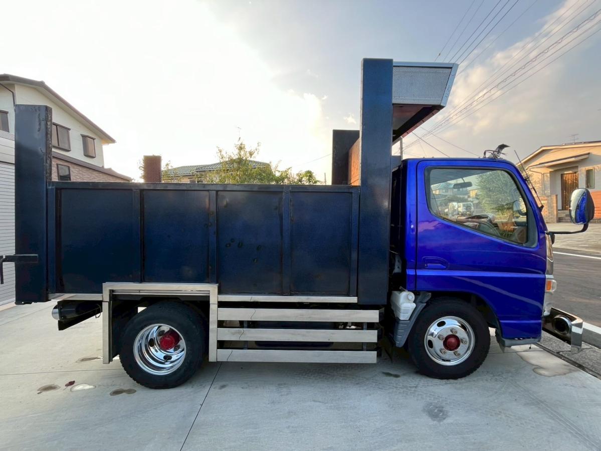 中古深ダンプ 三菱ふそう キャンター /キャンター土砂禁ダンプ積載2t新