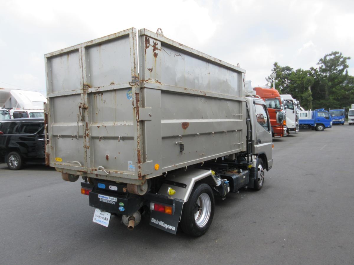 中古コンテナ車 三菱ふそう キャンター