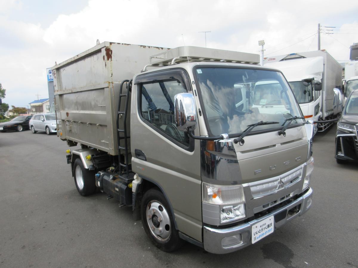 中古コンテナ車 三菱ふそう キャンター