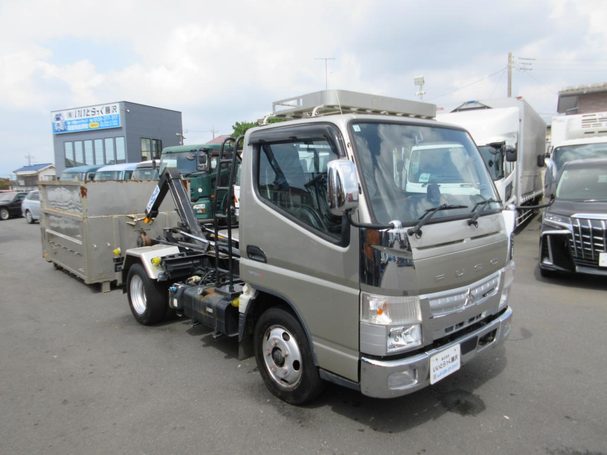 中古コンテナ車 三菱ふそう キャンター