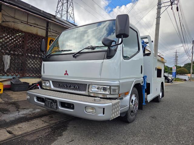 中古レッカー車 三菱ふそう キャンター
