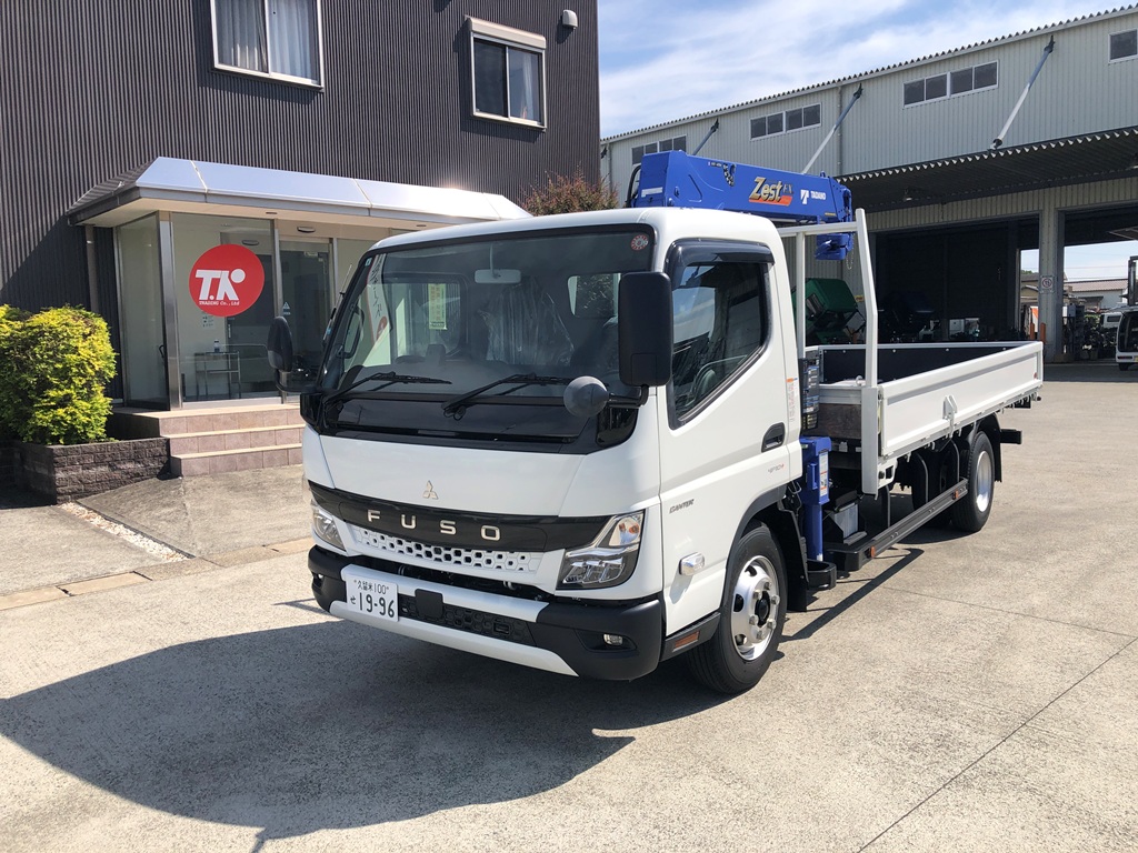 中古クレーン 三菱ふそう キャンター