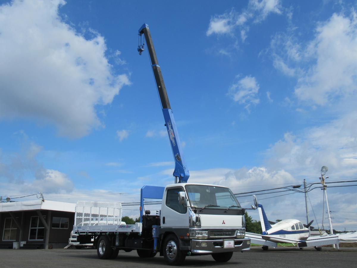 中古セルフローダー 三菱ふそう キャンター /キャンター クレーン付 