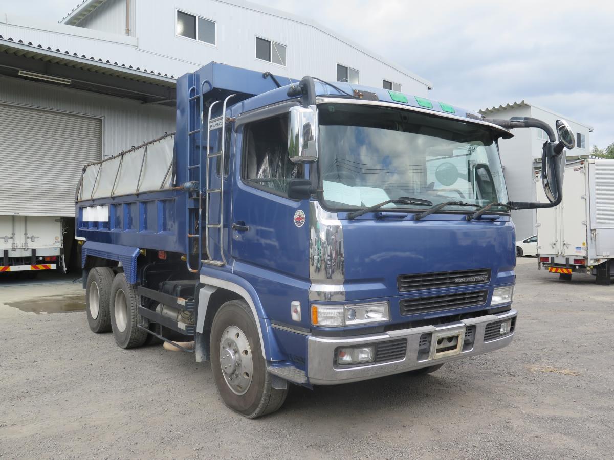 中古ダンプ 三菱ふそう スーパーグレート /H14 V8エンジン 三菱 KL