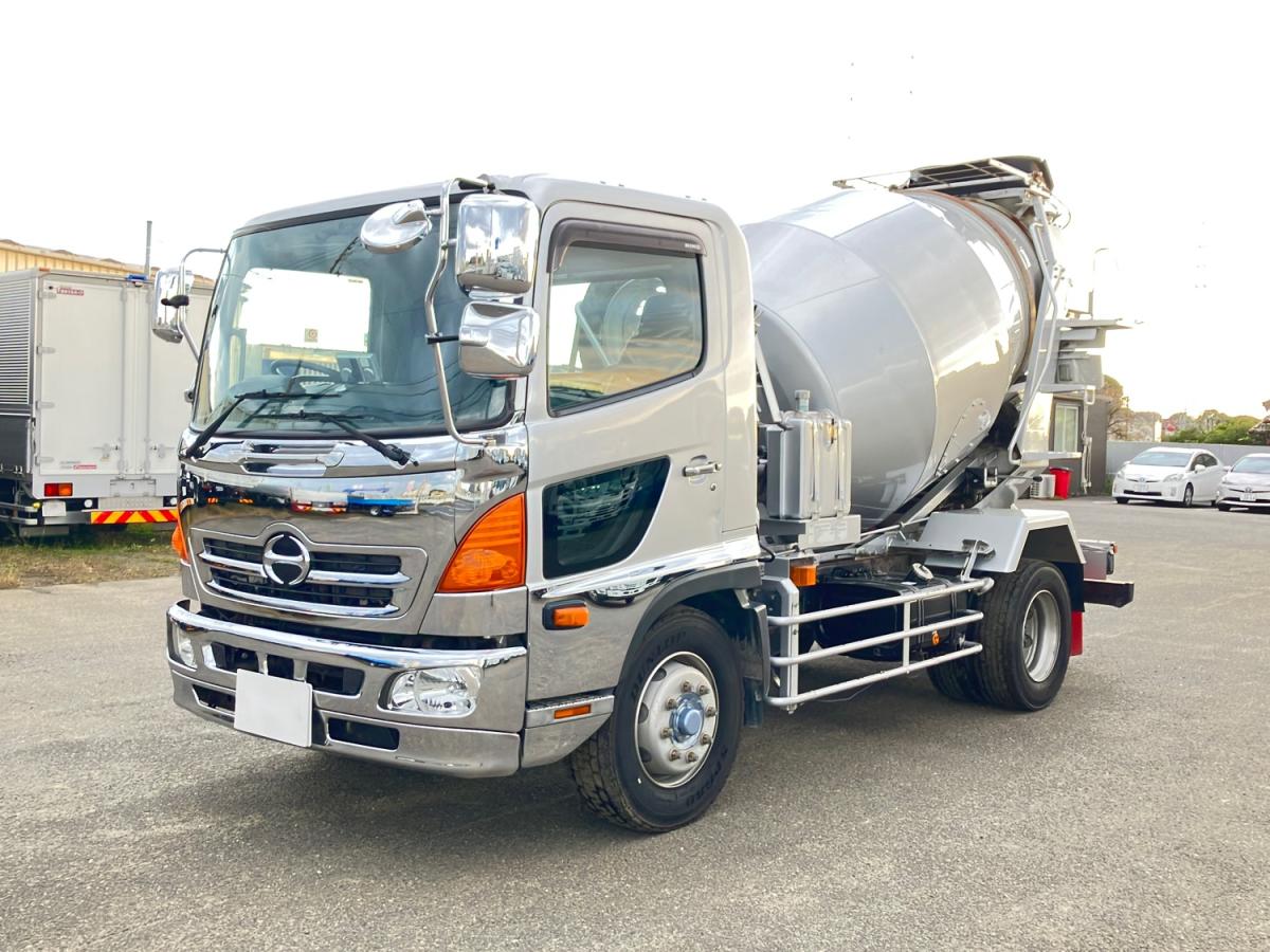 中古ミキサー車(生コン車) 日野 レンジャー /H28 日野レンジャー 増