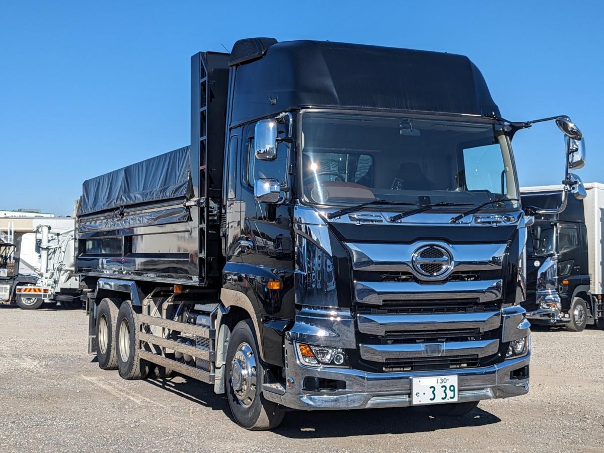 中古ダンプ 日野 プロフィア /22t！小平製！ロングダンプ！ 画像・動画