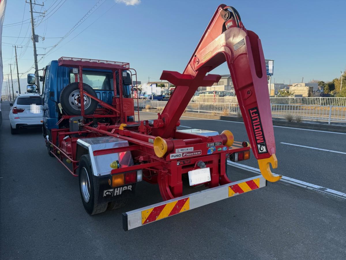 中古コンテナ車 三菱ふそう ファイター