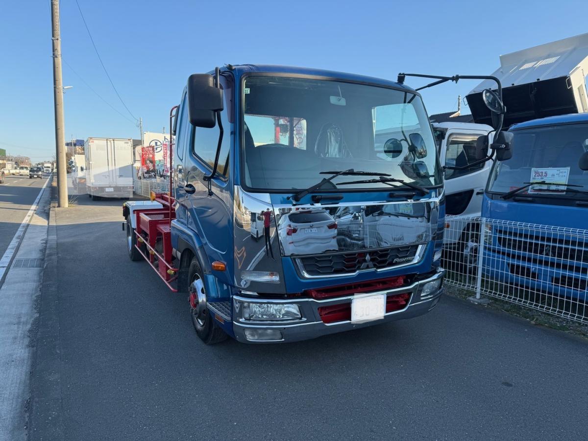 中古コンテナ車 三菱ふそう ファイター