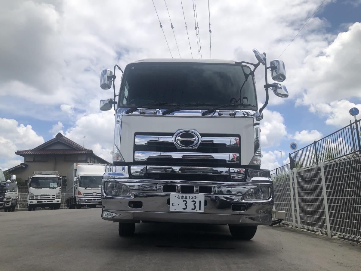 中古ダンプ 日野 プロフィア /極東ダンプ 積載8500 可動式バンパー