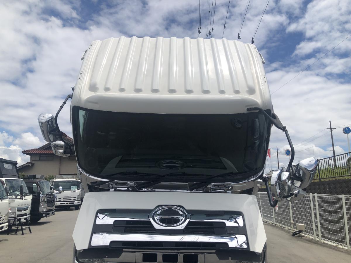 中古ダンプ 日野 プロフィア /極東ダンプ 積載8500 可動式バンパー