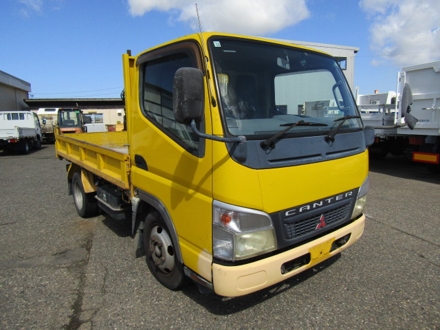 中古ダンプ 三菱ふそう キャンター /柱なしダンプ 車検R9-2-18 中古 