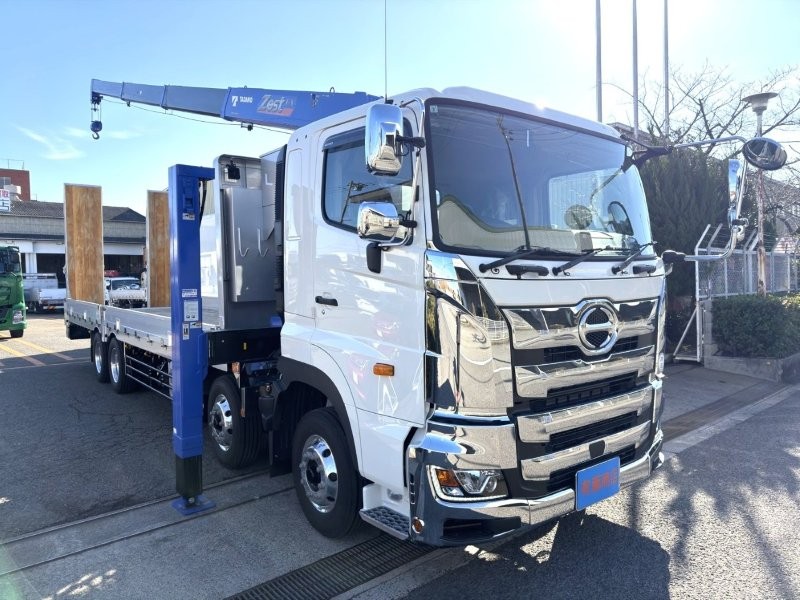 日野プロフィアクレーン付セルフ完成品 日野 プロフィア 大型 平ボディ（クレーン付） 2DG-FS1AHG (72848