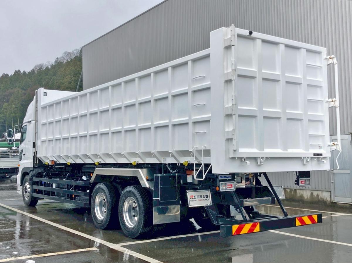 中古深ダンプ 日野 プロフィア /【未使用】25t 新明和 33.9立米 380