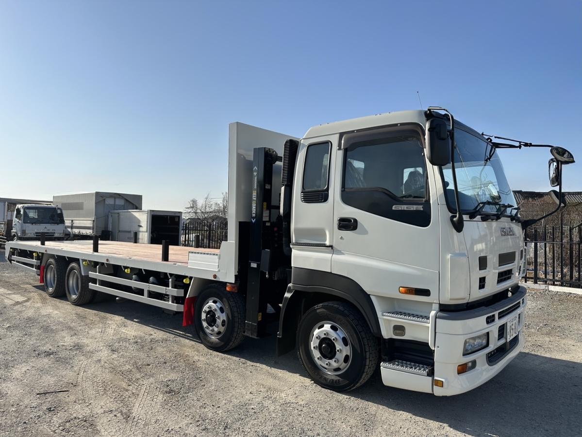 中古セルフローダー いすゞ ギガ