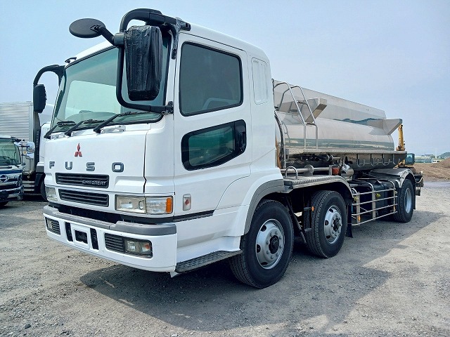 中古タンクローリー 三菱ふそう /H15 三菱 タンク車 ステン 苛性ソーダ