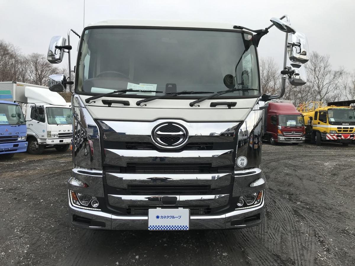 中古セルフクレーン 日野 プロフィア /B05973 未使用 4軸低床 ラジコン