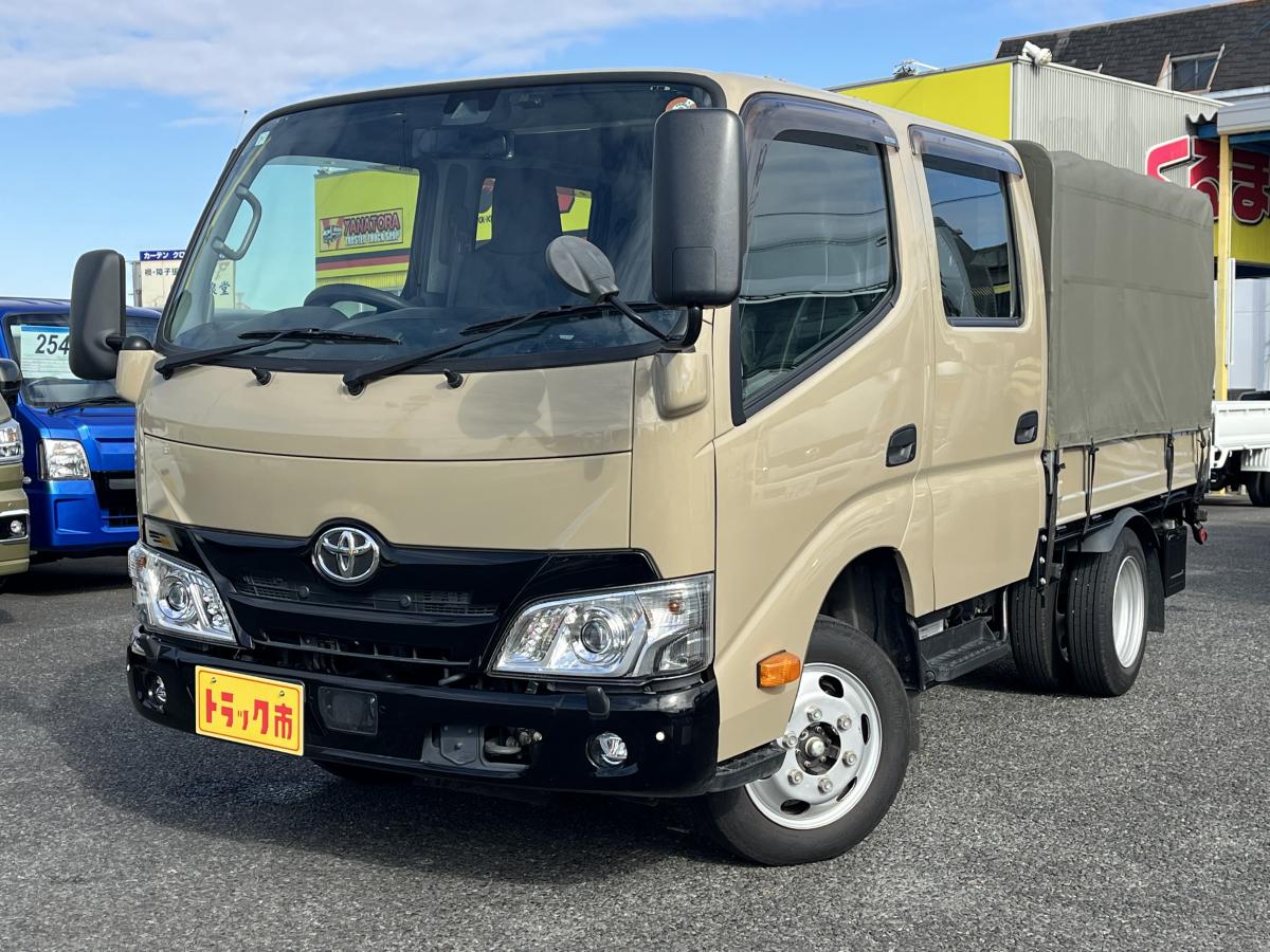 中古幌付き平ボディ トヨタ ダイナ /1.25トンWキャブ幌4WD カスタム 