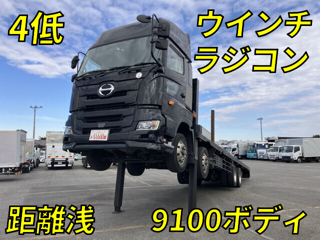 中古セルフローダー 日野 プロフィア /☆4低☆ウインチ付き☆ラジコン