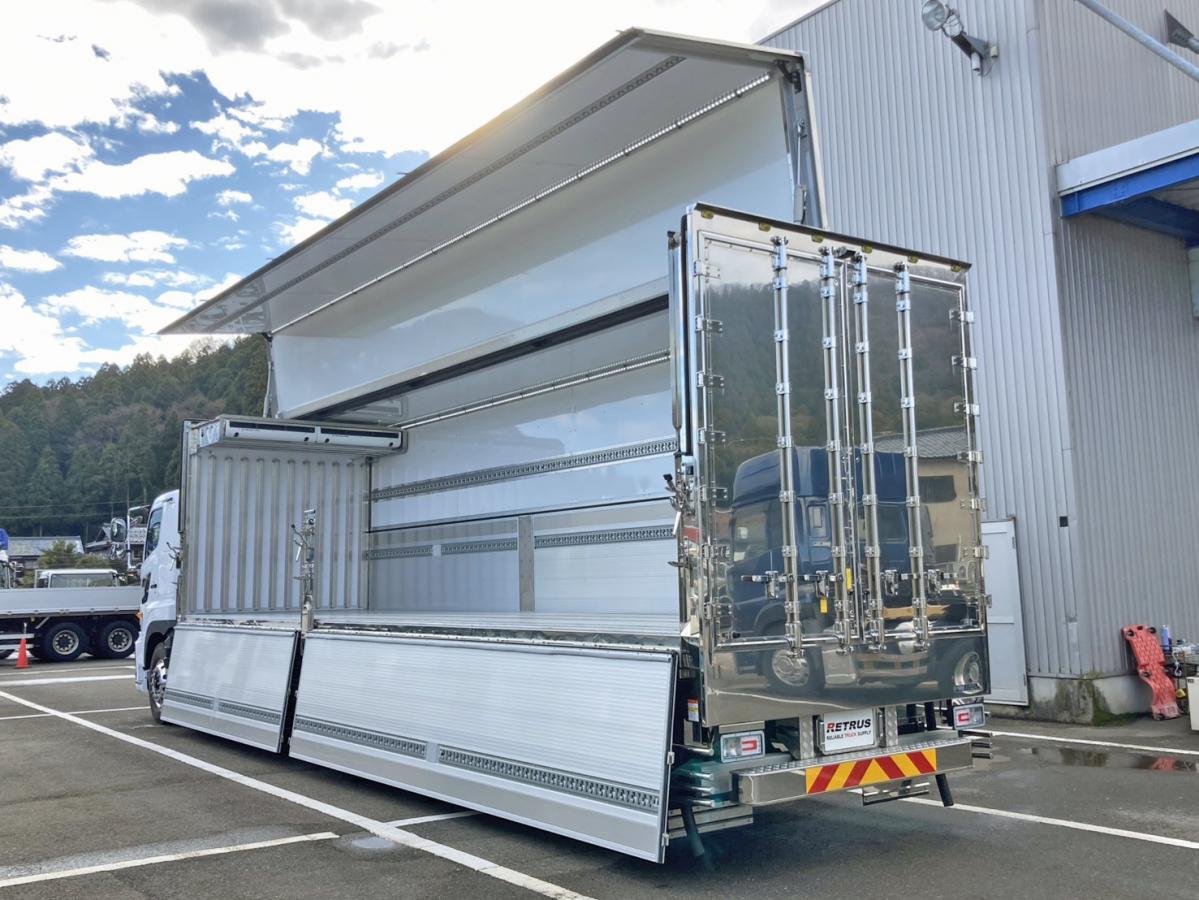 レ*オ様 標栄運輸高木冷凍工場日野プロフィア　サーモキング冷凍機付トラックコレク 中古冷凍ウィング 日野 プロフィア /デフロック付 サーモキング サブE