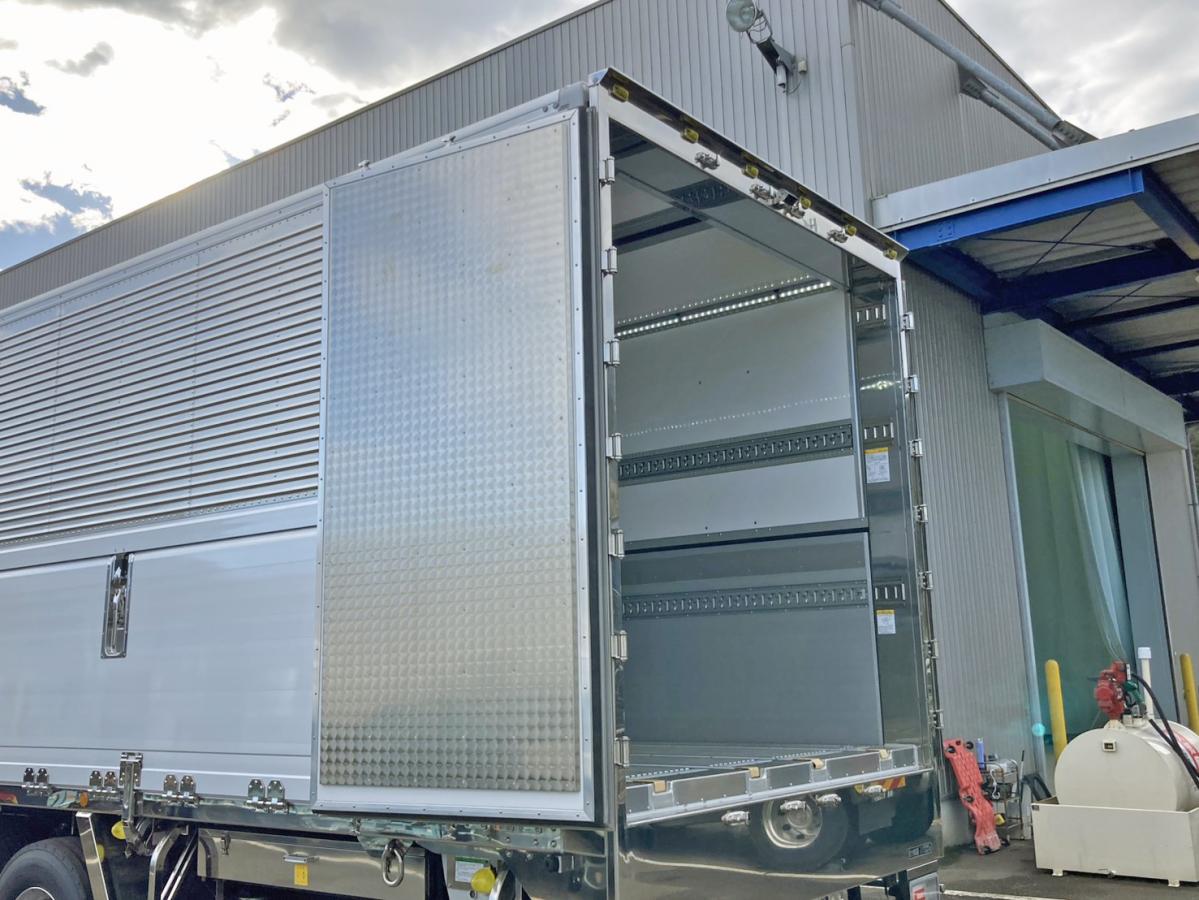 レ*オ様 標栄運輸高木冷凍工場日野プロフィア　サーモキング冷凍機付トラックコレク 中古冷凍ウィング 日野 プロフィア /デフロック付 サーモキング サブE