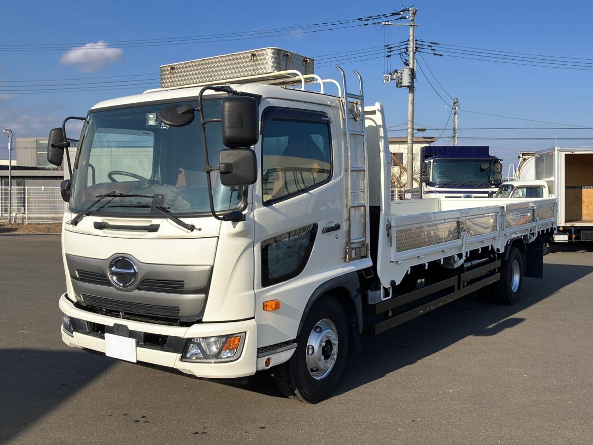 中古平ボディ 日野 レンジャー /平ボディ☆5方開☆荷台長6.69m☆ベット