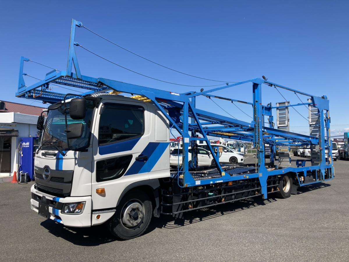 中古キャリアカー(積載車) 日野 レンジャー /浜名ワークス 普通車3台