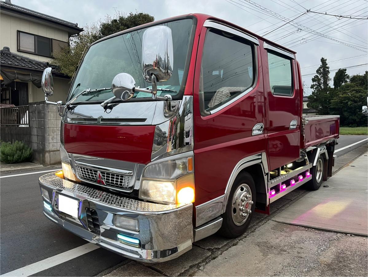二トン キャブ梯子 キャンター エルフ デュトロ デコトラ ステンレス