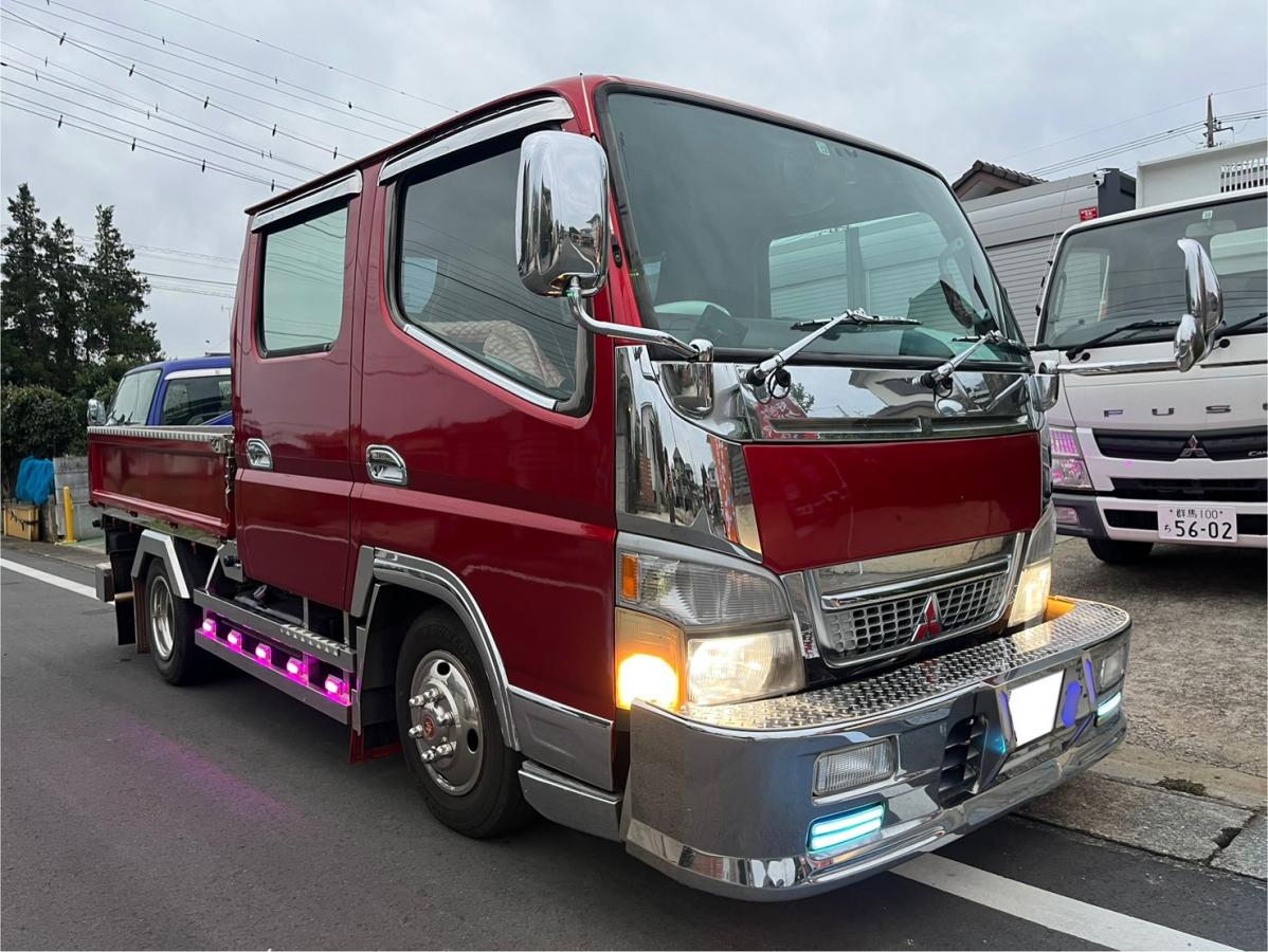 中古平ボディ 三菱ふそう キャンター /キャンターデコトラ仕様ダブル