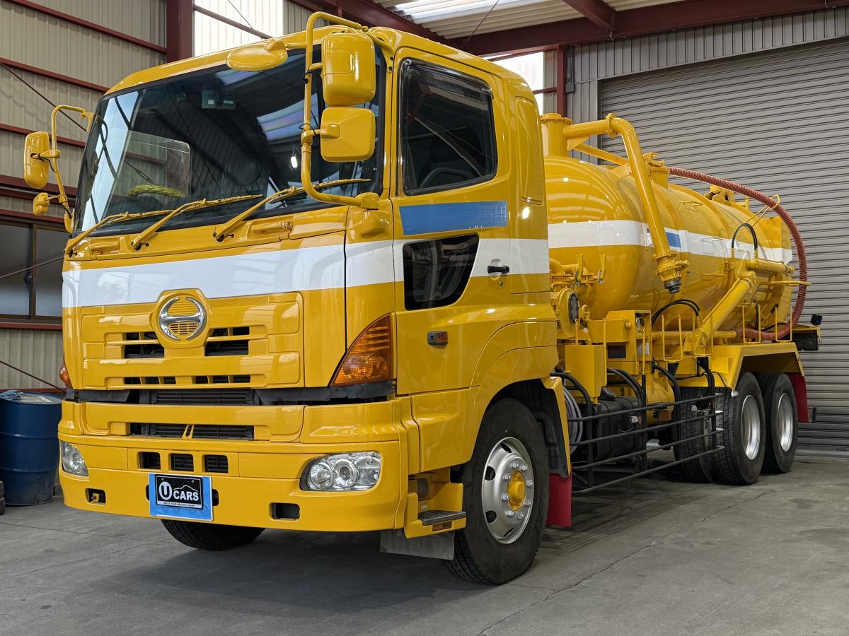 中古清掃車 日野 プロフィア /日野 プロフィア 強力吸引車 トランス