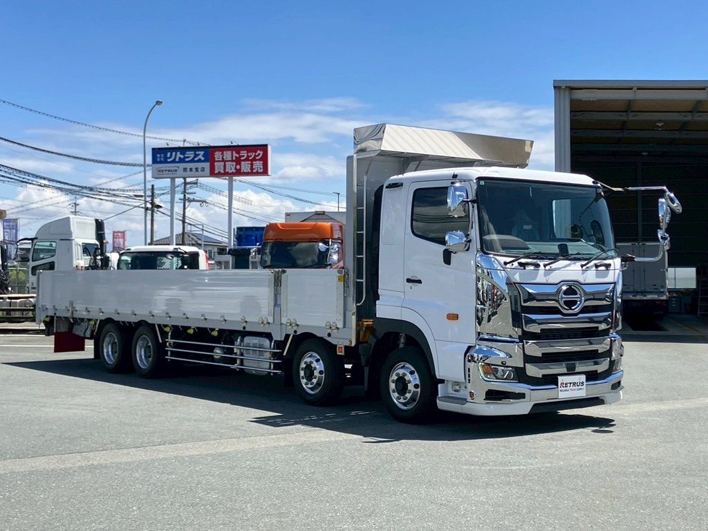 中古平ボディ 日野 プロフィア /☆未使用☆山田車体 丁番ステン R
