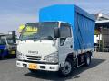 中古幌付き平ボディ いすゞ エルフ