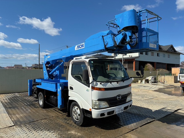 中古高所作業車 日野 デュトロ