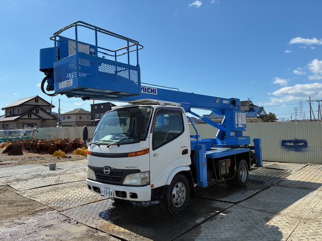 中古高所作業車 日野 デュトロ