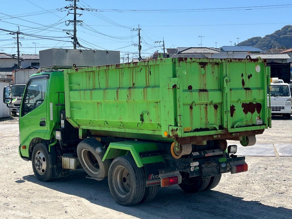 中古コンテナ車 日野 デュトロ