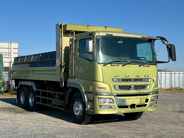 中古ダンプ 三菱ふそう スーパーグレート /車検付☆3軸2デフ☆ロング